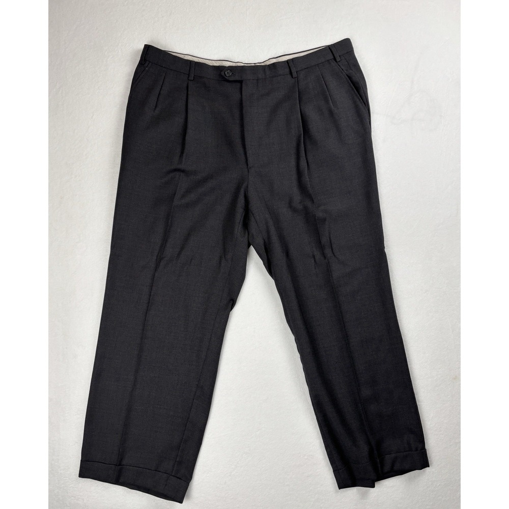 Pronto Uomo Pants Firenze Wool Pants Made In Italy Size 43‎